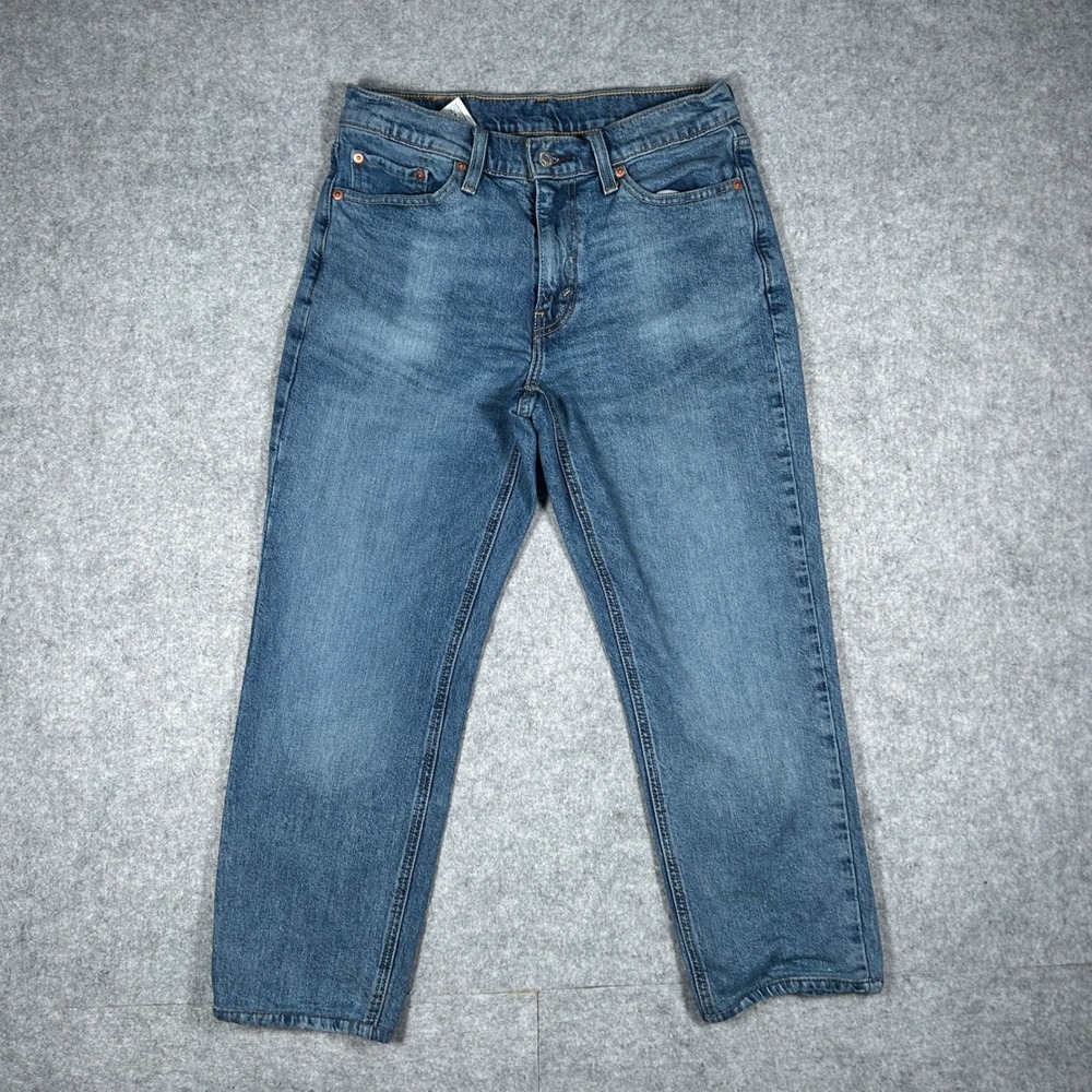 Levi's 541 Denim Jeans Mens 30x30 Blue Athletic Taper Stretch Casual Classic